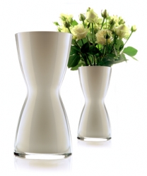 Eva Solo Florentine váza 26cm, opálově bílá 