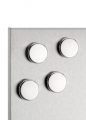 Blomus Set 4 kusů magnetů 3,2cm Muro 